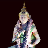 PRO - A003 - Dolomite with Colour Maithree Budun Statue