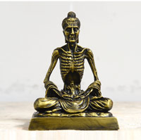 PRO-B031 - Dolomite with Copper Colour Fasting Buddha Statue