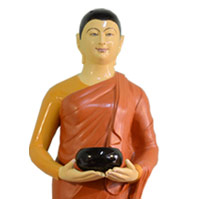 PRO - A005 - Sangamitha Theraniya Statue - Dolomite with Colour or Fiber